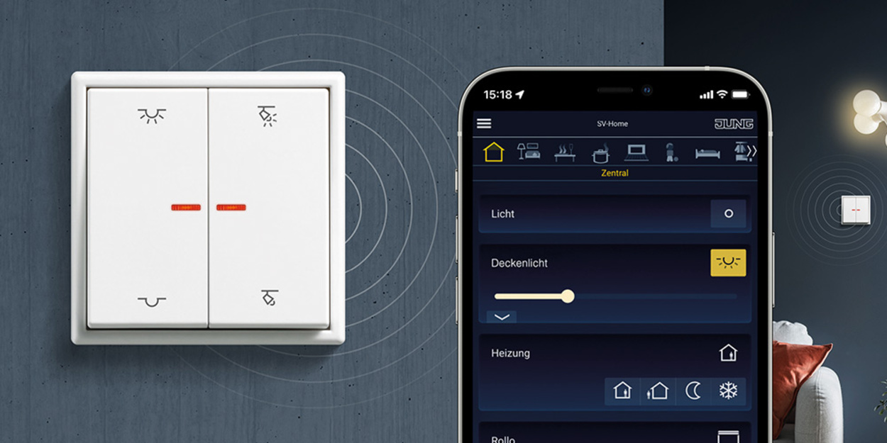 KNX RF Taster bei Baumann GmbH in Frankenthal